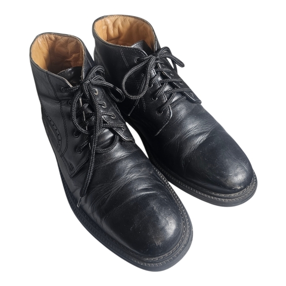 Venturini Boots Sz 10 Black Chukka Leather Men main image 9